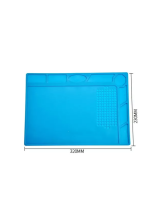 MANTA MAGNÉTICA  P/ BANCADA AZUL P 32 X 23