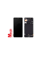 DISPLAY SAM A71 ORIGINAL CH (COM ARO) S/ BORDA
